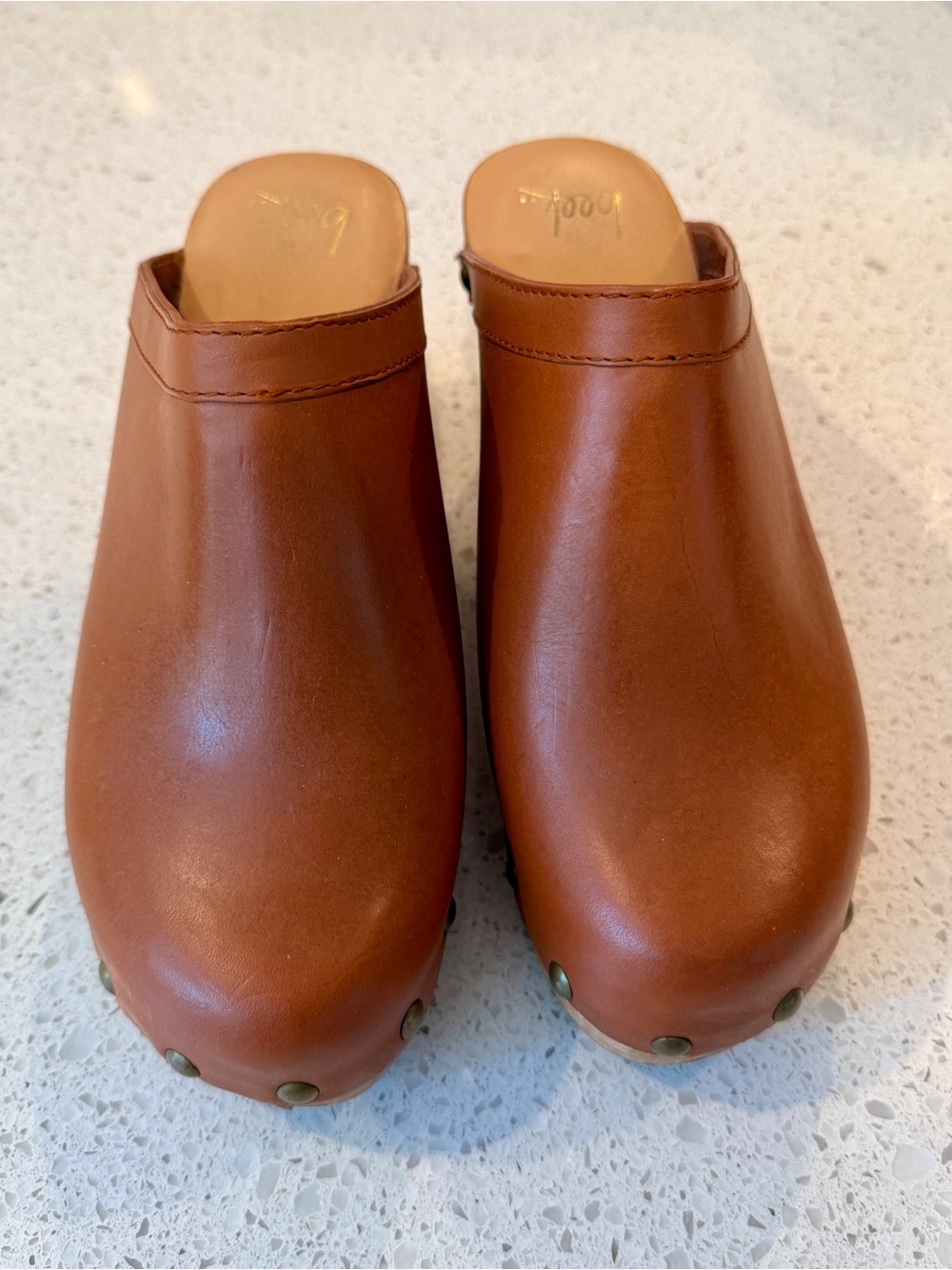 BEEK Woodpecker Studded Leather Clog